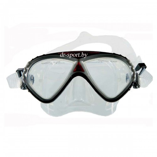 Маска для плавания "Elite SR" 21020, красный