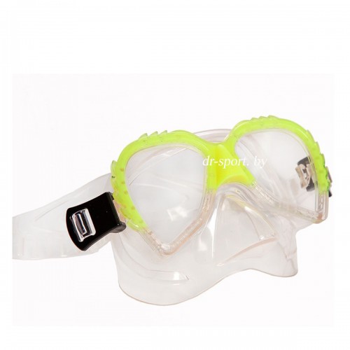 Маска для плавания "Drop" 23030 желтый