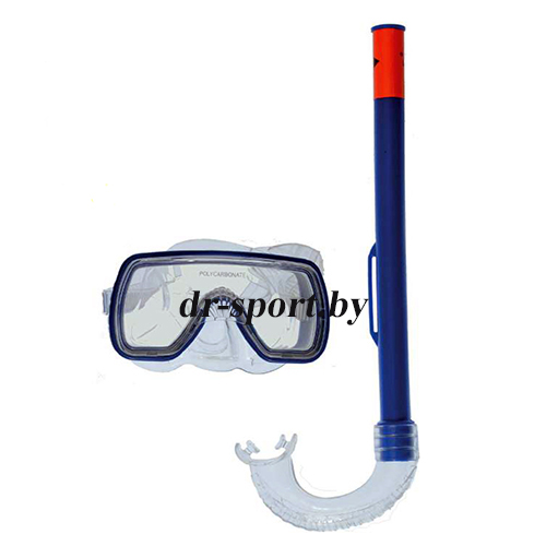 Набор для плавания маска+трубка "Fun JR" 33080, синий