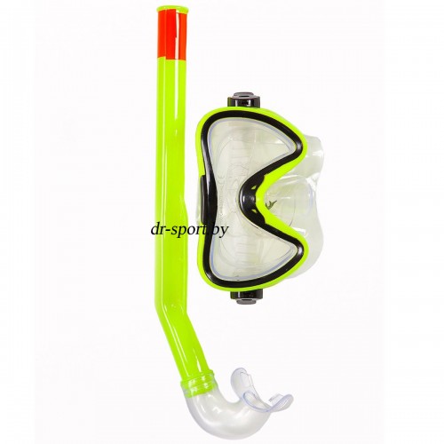 Набор для плавания маска+трубка "Orca SR" 33090, желтый