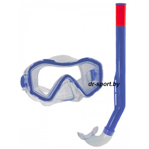 Набор для плавания маска+трубка "Hydra SR" 33130, синий