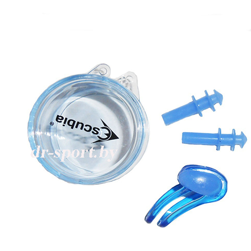 Набор для плавания зажим+пробка для ушей (беруши) 71010
