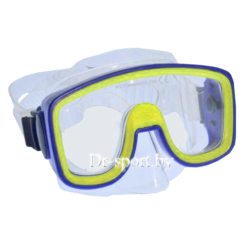 Маска для плавания "Joker JR" 23400 желто-синий