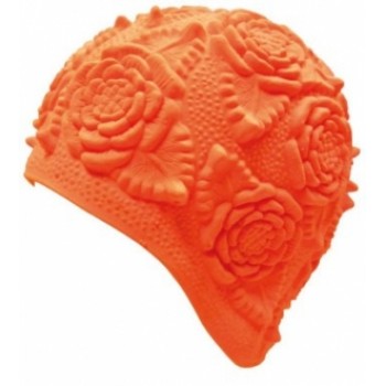 Шапочка для плавания Effea Цветы 1111 желтый