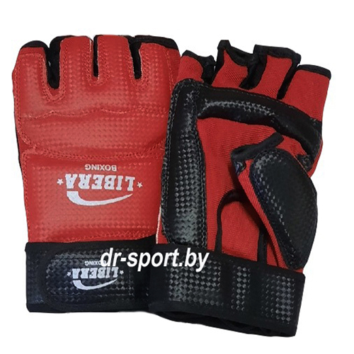 Перчатки таэквандо LIB-738  L красный