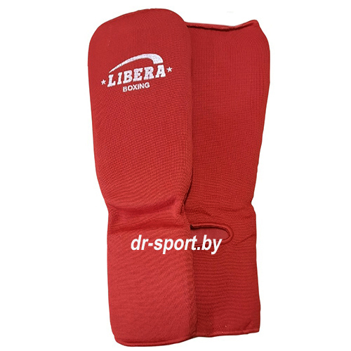 Защита Libera голени и голеностопа красная  770  L