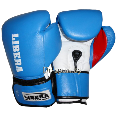 Перчатки боксерские American model LIB-120-12 унц синие