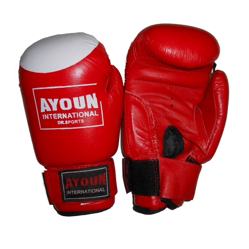 Перчатки боксерские Ayoun 868-10 унц. красные
