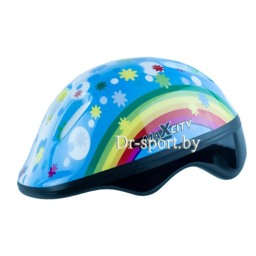 Шлем для роликов MaxCity BABY rainbow S