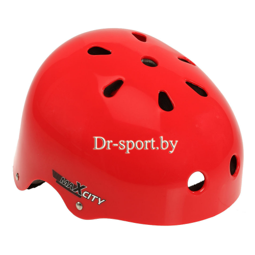 Шлем для роликов MaxCity Roller red S