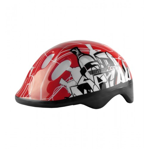 Шлем для роликов MaxCity BABY-CITY RED