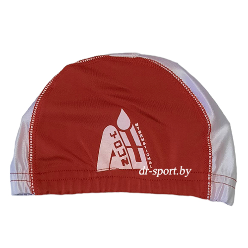 Шапочка для плавания 114 красно-белый