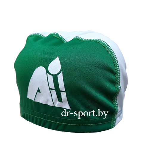 Шапочка для плавания 114 зелено-белый