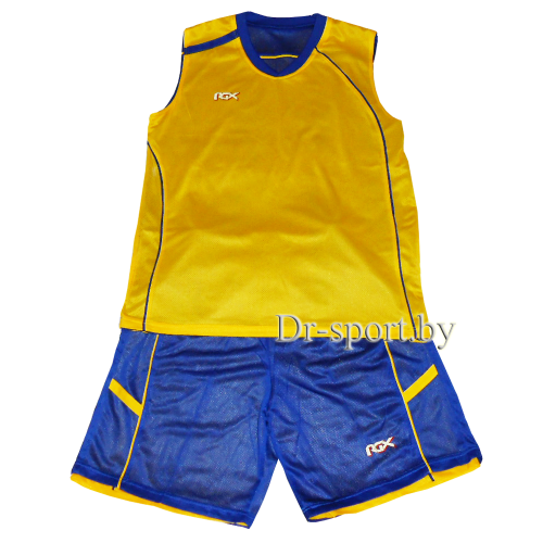 Форма баскетбольная Ayoun сине-желтая