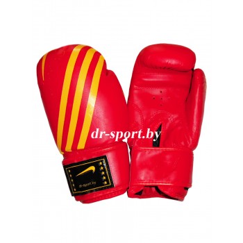 Перчатки боксерские Ayoun AD 326-6 унц. красные