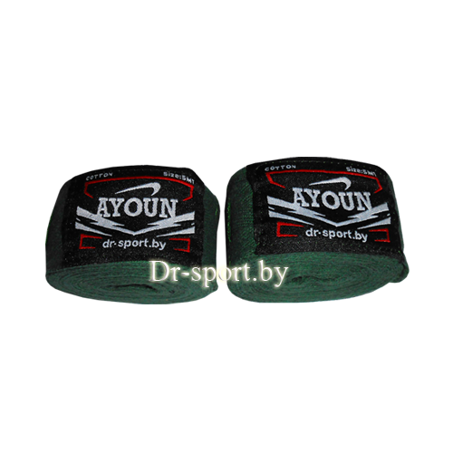 Бинт боксерский Ayoun 3,5 1035 зеленый