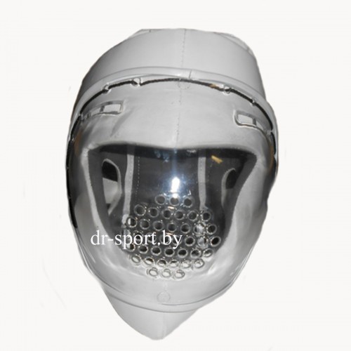 Шлем защитный карате с поликарбонатной маской Ayoun 855 L белый