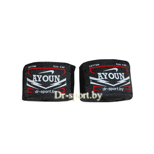 Бинт боксерский Ayoun эластичный 2,5 1125 черный