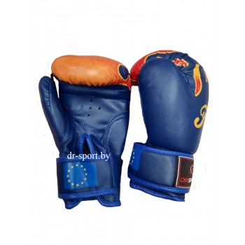 Перчатки боксерские Ayoun DX 327-2 унц. синие