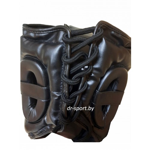 Шлем защитный карате с поликарбонатной маской Ayoun 855 S черный