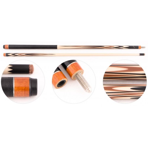 Кий для бильярда 2-pc "Cuetec Rus Pro RP8-3" (черный) 26.107.62.5