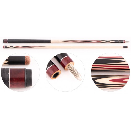 Кий для бильярда 2-pc "Cuetec Rus Pro RP8-4" (черный) 26.108.62.5