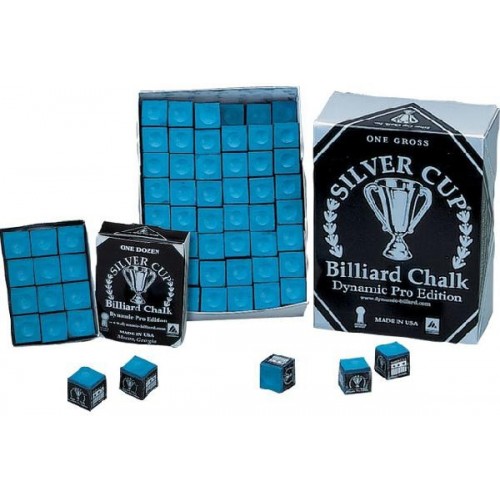 Мел для кия Silver Cup, синий  45103440