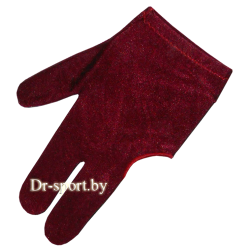 Перчатка бильярдная "Dynamic Pro" (бургунд) 45.005.03.3