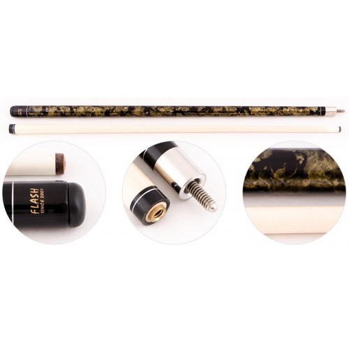 Кий для бильярда пул 2-pc "Flash Classic" (золотистый) 145 cm  20.002.57.7