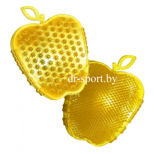Массажер Чудо Варежка Яблоко желтый