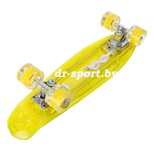 Скейтборд AR-40 желтый