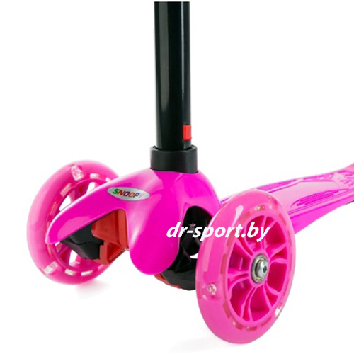 Самокат MaxCity Snoopy pink