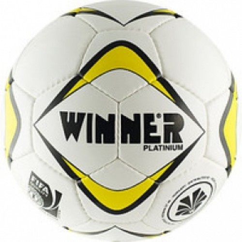 Мяч футбольный Winner Platinum/Fifa №5 white