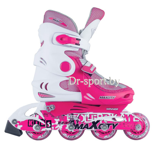 Уценка Коньки роликовые MaxCity WINNER S(30-33) fuxia