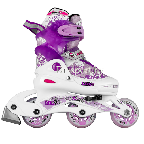 Коньки роликовые MaxCity LEON XS(26-29) violet