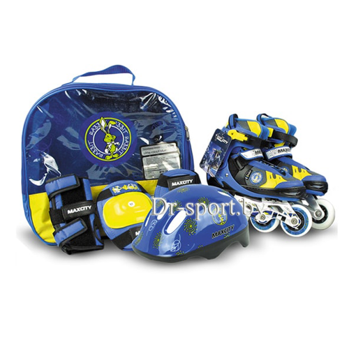 Коньки роликовые MaxCity Little Rabbit combo dark blue XS(27-30)