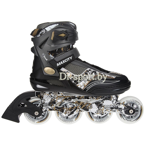 Коньки роликовые MaxCity EXPERT BLACK 44