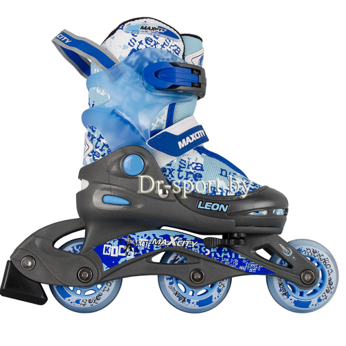 Коньки роликовые MaxCity LEON S(30-33) blue