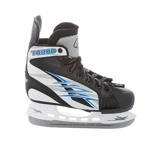 Коньки ледовые раздвижные CK(Спортивная коллекция) Turbo blue 32-35