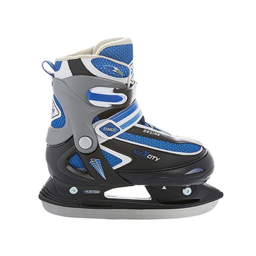 Коньки ледовые MaxCity Desire Boy blue 34-37