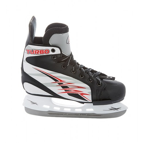 Коньки ледовые раздвижные CK(Спортивная коллекция) Turbo red 36-39