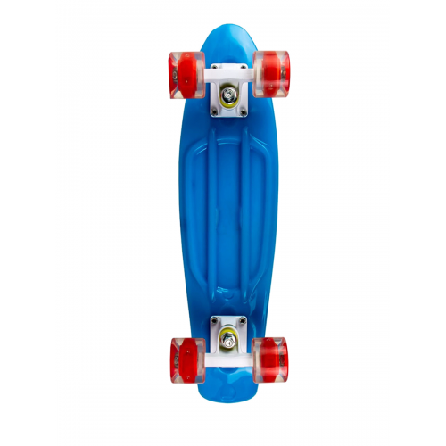 Скейтборд  MaxCity small BLUE с подсветкой