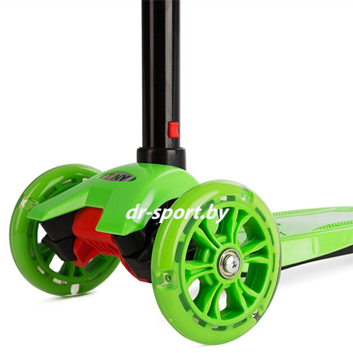 Самокат MaxCity Tiny green