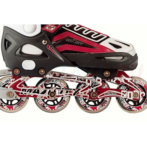 Коньки роликовые MaxCity PUNTO X-208 L(40-43) Bordo